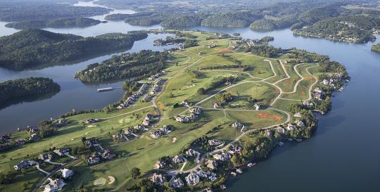 Rarity Bay Loudon Tennessee Aerial View